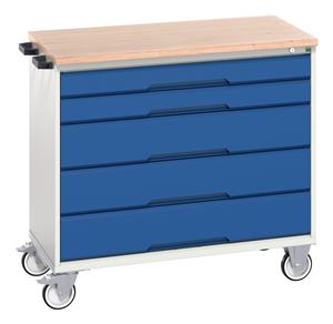 Verso 1050 x 550 x 980 Mobile 5 Drawer Multiplex Surface Bott Verso Mobile  Drawer Cupboard  Tool Trolleys and Tool Butlers 29/16927051.11 Verso 1050 x 550 x 980 Mobile Cab 5D M.jpg